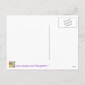 Kleurrijke paaseieren Happy Easter Briefkaarten (Achterkant)