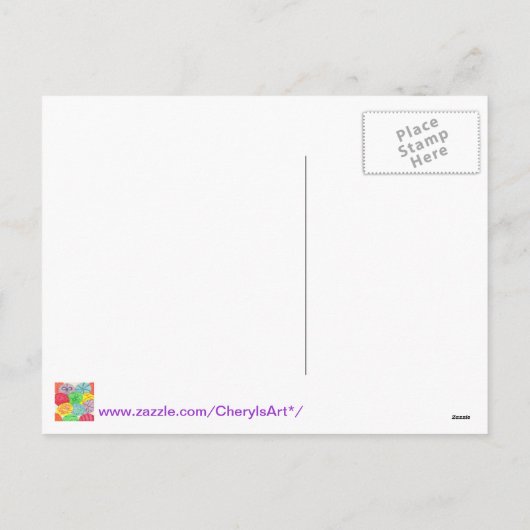 Kleurrijke paaseieren Happy Easter Briefkaarten (Achterkant)