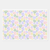 Kleurrijke paaseieren inpakpapier vel (Voorkant)