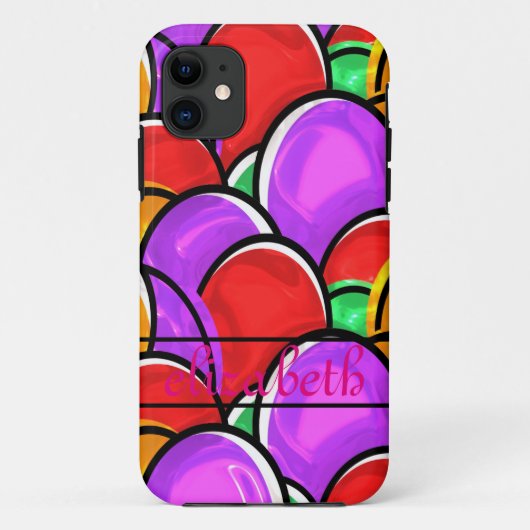 Kleurrijke paaseieren Kunstmotif schilderen Case-Mate iPhone Case (Achterkant)