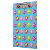 Kleurrijke Paaseieren op de Achtergrond van de Sti Klembord (Links)