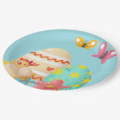 Kleurrijke paaseieren papieren bordje (Gekanteld)