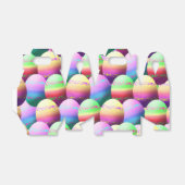 Kleurrijke Paaseieren Party Favor Boxes Bedankdoosjes (Uitgevouwen)
