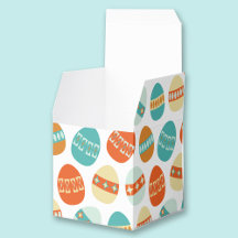 Kleurrijke Paaseieren Patroon Mid Century Modern