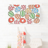 Kleurrijke paaseieren spandoek (Insitu)