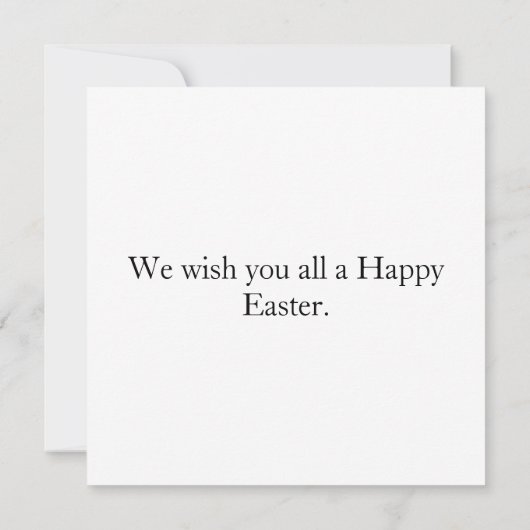 Kleurrijke Paaseieren & Tulpenbloemen Kaart (Achterkant)