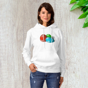 Kleurrijke Paaseieren Vrouwen Hoodie