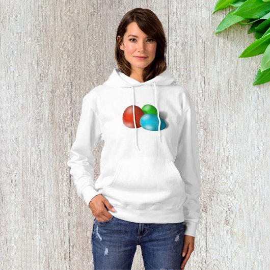 Kleurrijke Paaseieren Vrouwen Hoodie