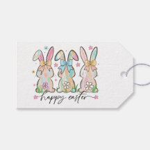 Kleurrijke paashaas met bogen