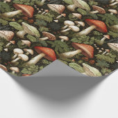 Kleurrijke paddenstoelen 2 - cadeaupapier (Hoek)