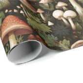 Kleurrijke paddenstoelen 2 - cadeaupapier (Rol Hoek)