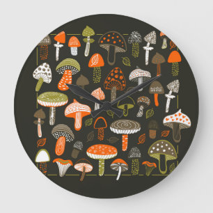 Kleurrijke paddenstoelen: Fairy Collectie Grote Klok