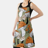 Kleurrijke paddenstoelen handtekening schort (Insitu)