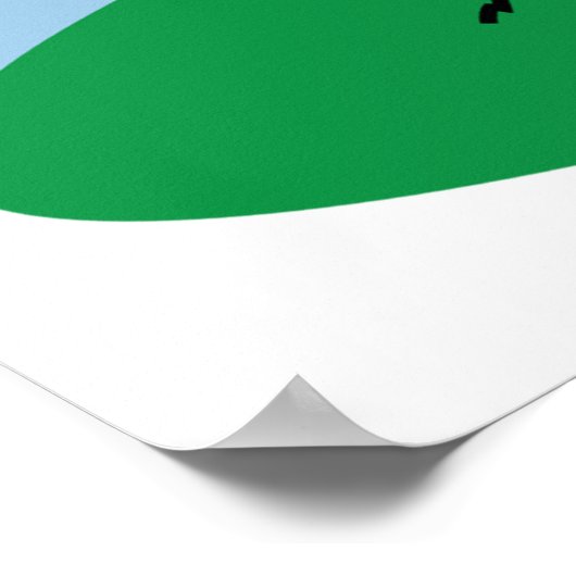 Kleurrijke paddenstoelen poster (Hoek)