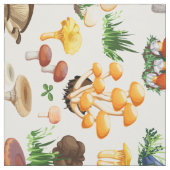 Kleurrijke paddenstoelen stof (Swatch)