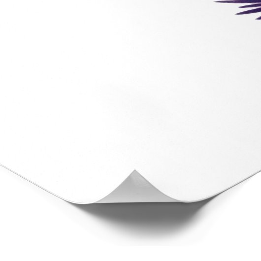 kleurrijke paddenstoelenweide poster (Hoek)