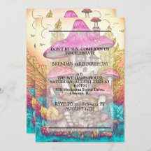 Kleurrijke Paddenstoelenwoning Hut Verjaardagsfees