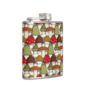 Kleurrijke paddenstoelontwerpfles heupfles (Rechts)