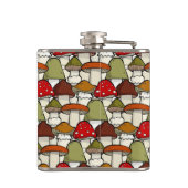 Kleurrijke paddenstoelontwerpfles heupfles (Achterkant)