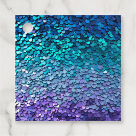 Kleurrijke Pailletten Kunst Cadeautags Bedankjes Labels