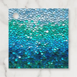 Kleurrijke Pailletten Kunst Cadeautags Bedankjes Labels