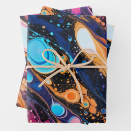 Kleurrijke paint pour stijl Paper Pack 349: 52