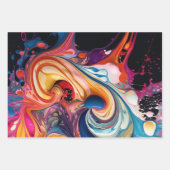 Kleurrijke paint pour stijl Paper Pack 355: 29 (Voorkant)