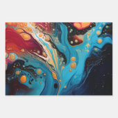 Kleurrijke paint pour stijl Paper Pack 357: 34 (Voorkant 2)