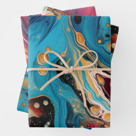 Kleurrijke paint pour stijl Paper Pack 357: 34