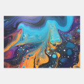 Kleurrijke paint pour stijl Paper Pack 363: 39 (Voorkant 3)
