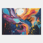 Kleurrijke paint pour stijl Paper Pack 367: 27 (Voorkant 2)