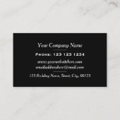 Kleurrijke Paint Splatter Paintball Visitekaartje (Achterkant)