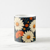 Kleurrijke Painted Daisies Koffiemok (Center)