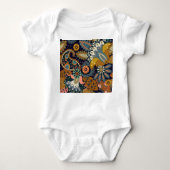 Kleurrijke Paisley: bloemenIndiaas behang. Romper (Voorkant)