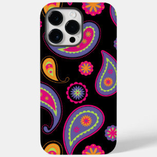 Kleurrijke Paisley naadloze Patroon Case-Mate iPhone 14 Pro Max Hoesje