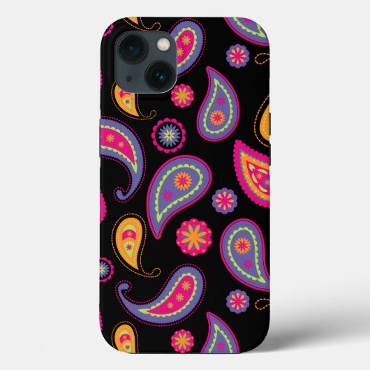 Kleurrijke Paisley naadloze Patroon Case-Mate iPhone Case (Achterkant)