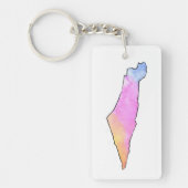 Kleurrijke Palestijnse Sleutelhanger (Voorkant)