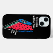 Kleurrijke Palestijnse Watermeloen kaart Grafisch  Case-Mate iPhone Case (Achterkant (horizontaal))