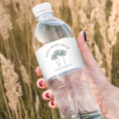 Kleurrijke Palm Tree Bachelorette weekend Waterfles Etiket