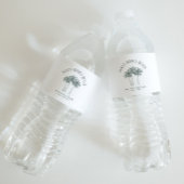 Kleurrijke Palm Tree Bachelorette weekend Waterfles Etiket