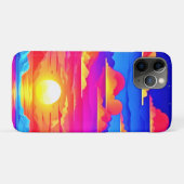 Kleurrijke Palm Tree Sunset Case-Mate iPhone Case (Achterkant (horizontaal))