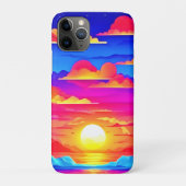 Kleurrijke Palm Tree Sunset Case-Mate iPhone Case (Achterkant)