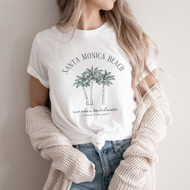 Kleurrijke Palm Tree vrijgezellenfeest T-shirt
