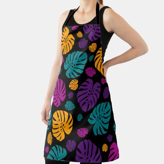 Kleurrijke palmbladeren schort (Insitu)