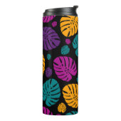 Kleurrijke palmbladeren thermosbeker (Gedraaid links)