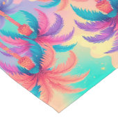 Kleurrijke palmbomen korte tafelloper (Hoek)