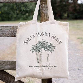 Kleurrijke Palmboom Bestemming Trouwen Tote Bag