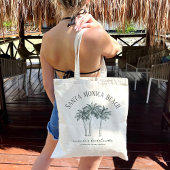 Kleurrijke Palmboom Bestemming Trouwlocatie Tote Bag