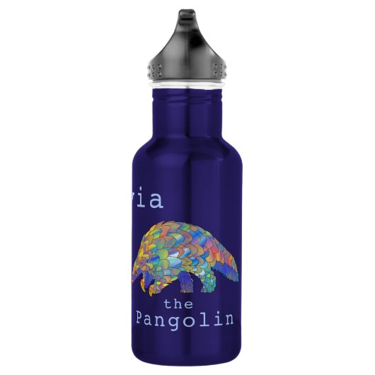 Kleurrijke pangolin bedreigde dierbenaming Olivia Waterfles (Rechts)