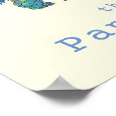 Kleurrijke Pangolin bedreigde dierenrechtenkunst Poster (Hoek)